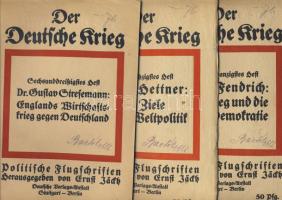 1915 "A német háború" című füzetsorozatból 3dn (607 betűs)