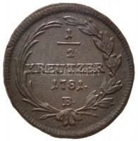 1781B 1/2kr Cu "II. József" T:1-,2
Huszár: 1897., Unger III.: 1338.a