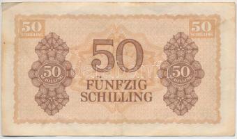 Ausztria / Szövetséges megszállás 1944. 50Sch T:III Austria / Allied occupation 1944. 50 Schilling C:F  Krause 109
