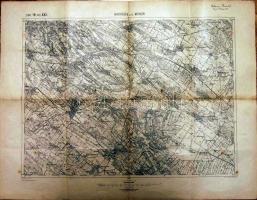 Nagykáta és Monor osztrák katonai térképe 1903 kiadás