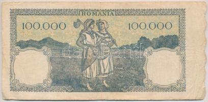 Románia 1946. 100.000L T:III,III-
Romania 1946. 100.000 Lei C:F,VG
Krause 58.a