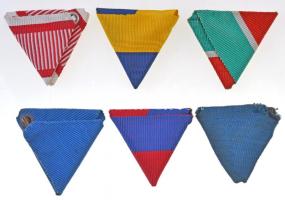 6db-os vegyes, eredeti és modern mellszalag tétel.