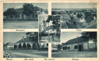 Mocsa, Községháza, Hangya, Református paplak  (Rb)