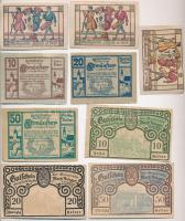 1920. 10h-50h 9db klf német és osztrák szükségpénz Ardagger, Altmünster és Aichach városából 1920. 10 Heller - 50 Heller 9pcs of diff German and Austrian necessity notes from Ardagger, Altmünster and Aichach
