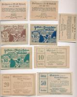 1920. 10h-50h 9db klf német és osztrák szükségpénz Ardagger, Altmünster és Aichach városából
1920. ...