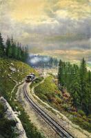 Tátra, Magas Tátra, Vysoké Tatry; Csorbatói fogaskerekű vasút, Lichtig 1024. / funicular (EK)