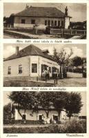 Tolmács, vasútállomás, Blau Adolf vendéglője és vegyeskereskedése, Római katolikus elemi iskola (EK)