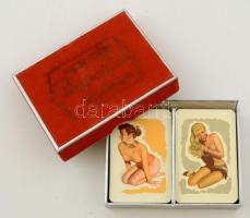 Erotikus, pin.up bridge kártya pakli. Két csomag eredeti dobozban