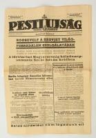 1941 Pesti Újság nyilaskeresztes lap augusztus 18. száma