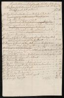 1790 Kiállított lovas katona felszerelésének, öltözetének leírása.