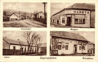 Zagyvapálfalva, Hangya, Községháza, Iskola (EK)