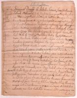 1552 Báthori Anna és Drágfy György Szolnok megyei birtokosok által kiadott rendelkezésről szóló oklevél későbbi, kb XVIII. századi másolata