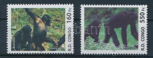 Majom 2 klf bélyeg, Monkey 2 stamps