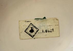 Iparművészi Vállalatos párologtató, mázas kerámia, jelzett, hibátlan, 19×15 cm