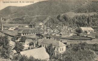 Zalatna, Zlatna; M. kir. kohótelep, Folberth Vilmos kiadása / forge, smelter, metallurgical plant (Rb)