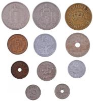 Dánia 1927. 2ö Br + 1941. 2ö Al + 1941. 5ö Al + 1963. 5ö Br + 1924. 10ö Cu-Ni + 1950. 10ö Cu-Ni + 1956. 25ö Cu-Ni + 1925. 2K Al-Br + 1974. 5K Cu-Ni + 1979. 5K Cu-Ni + 1990. 5K Cu-Ni T:2,2- Denmark 1927. 2 Öre Br + 1941. 2 Öre Al + 1941. 5 Öre Al + 1963. 5 Öre Br + 1924. 10 Öre Cu-Ni + 1950. 10 Öre Cu-Ni + 1956. 25 Öre Cu-Ni + 1925. 2 Kroner Al-Br + 1974. 5 Kroner Cu-Ni + 1979. 5 Kroner Cu-Ni + 1990. 5 Kroner Cu-Ni C:XF,VF