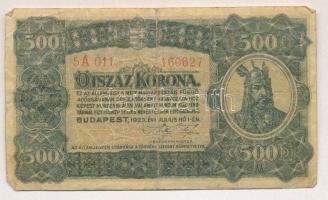 1923. 5000K nyomdahely nélkül, "T.W." jelöléssel T:III,III-