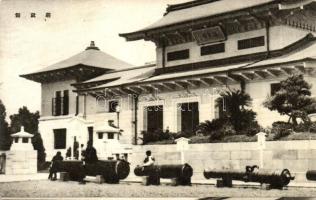 34 db RÉGI főleg megíratlan japán városképes és folklór képeslap / 34 pre-1945 mostly unused Japanes...