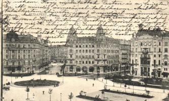 Budapest V. Szabadság tér, Klopfer Testvérek üzlete (EB)