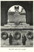 München, Feldherrnhalle  Mahnmal / Third Reich memorial place, NS propaganda