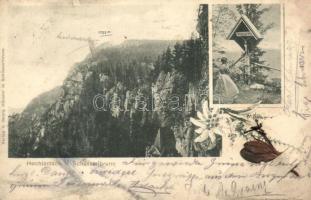 41 db RÉGI hosszú címzéses virágos litho üdvözlőlap, vegyes minőség / 41 pre-1901 floral litho greet...