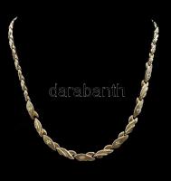 Ezüst(Ag) verlauf csillagos nyaklánc, jelzett, h: 43,5 cm, nettó: 15,9 g