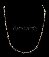 Ezüst(Ag) masnimintás nyaklánc, jelzett, h: 44 cm, nettó: 9,8 g