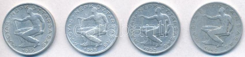 1948. 50f Al + 1953. 50f Al + 1965. 50f Al + 1966. 50f Al T:2-3