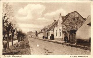 Kapuvár, Rákóczi Ferenc utca, kiadja Buxbaum Kálmán