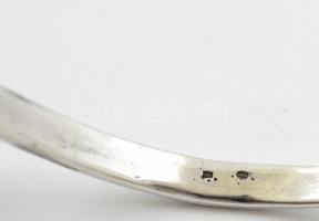 Ezüst(Ag) delfines karperec, jelzett, 6x5 cm, nettó: 19,5 g