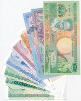 Vegyes: Suriname 2000. 5G + 10G + 1988. 25G + Transznisztria 1994. 1R + 5R + 10R + 1996. 1R felülbél...