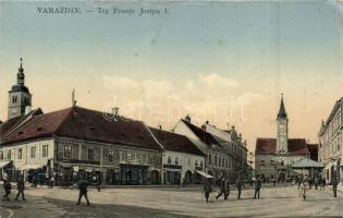 Varasd, Warasdin, Varazdin; Trg Franje Josipa / Ferenc József tér / Franz Joseph square (EK)