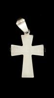 Ezüst(Ag) kereszt függő, jelzett, 3,8x2 cm, nettó: 3,8 g