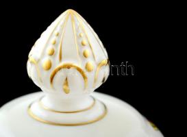 Herendi Rotschild fedeles amfora váza, kézzel festett, jelzett, hibátlan, m: 36 cm