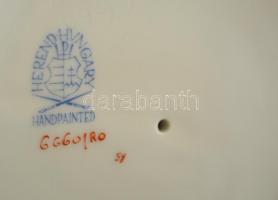 Herendi Rotschild fedeles amfora váza, kézzel festett, jelzett, hibátlan, m: 36 cm