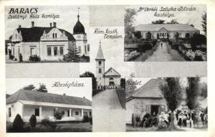 Baracs, Szitányi Béla és Dr. Verbói Szluha István kastélya, községháza, üzlet