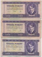 1969. 500Ft (9x) T:III,III-