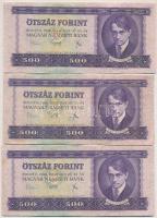 1969. 500Ft (9x) T:III,III-