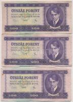 1969. 500Ft (9x) T:III,III-