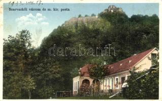 Szarvaskő, várrom és posta (Rb)