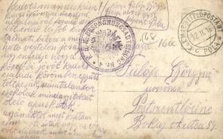 1916 Pola, első világháborús K.u.K. haditengerészek csoportképe / WWI K.u.K. Kriegsmarine, mariners ...