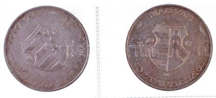 1947. 5Ft Ag "Kossuth" (2x) T:2,2- Adamo F8.1