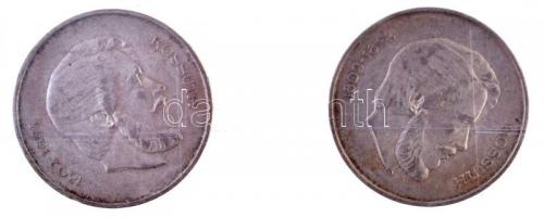 1947. 5Ft Ag "Kossuth" (2x) T:2,2-
Adamo F8.1