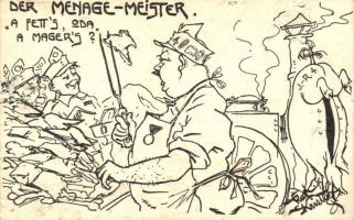 10 db RÉGI első világháborús humoros katonai grafika, Rudolf Kristen aláírásával, vegyes minőség / 1...