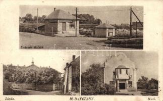 Budapest XXII. Budatétény, zárda, Jókai mozgó, mozi, Császár István üzlete és saját kiadása (EB)