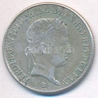 1845B 20kr Ag "V. Ferdinánd" T:2