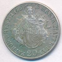 1845B 20kr Ag "V. Ferdinánd" T:2