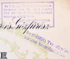 Budapest 1923. "Pestszentlőrinci Parkétagyár és Gőzfűrész Részvénytársaság" 25 darab részv...