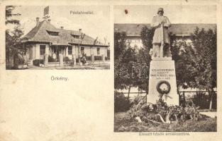Örkény, postahivatal, Elesett hősök emlékszobra  (EK)