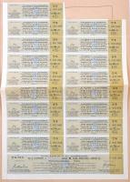 7db-os vegyes értékpapír és sorsjegy tétel, benne: Budapest 1903. "Magyar Korona Országai 4%-ka...